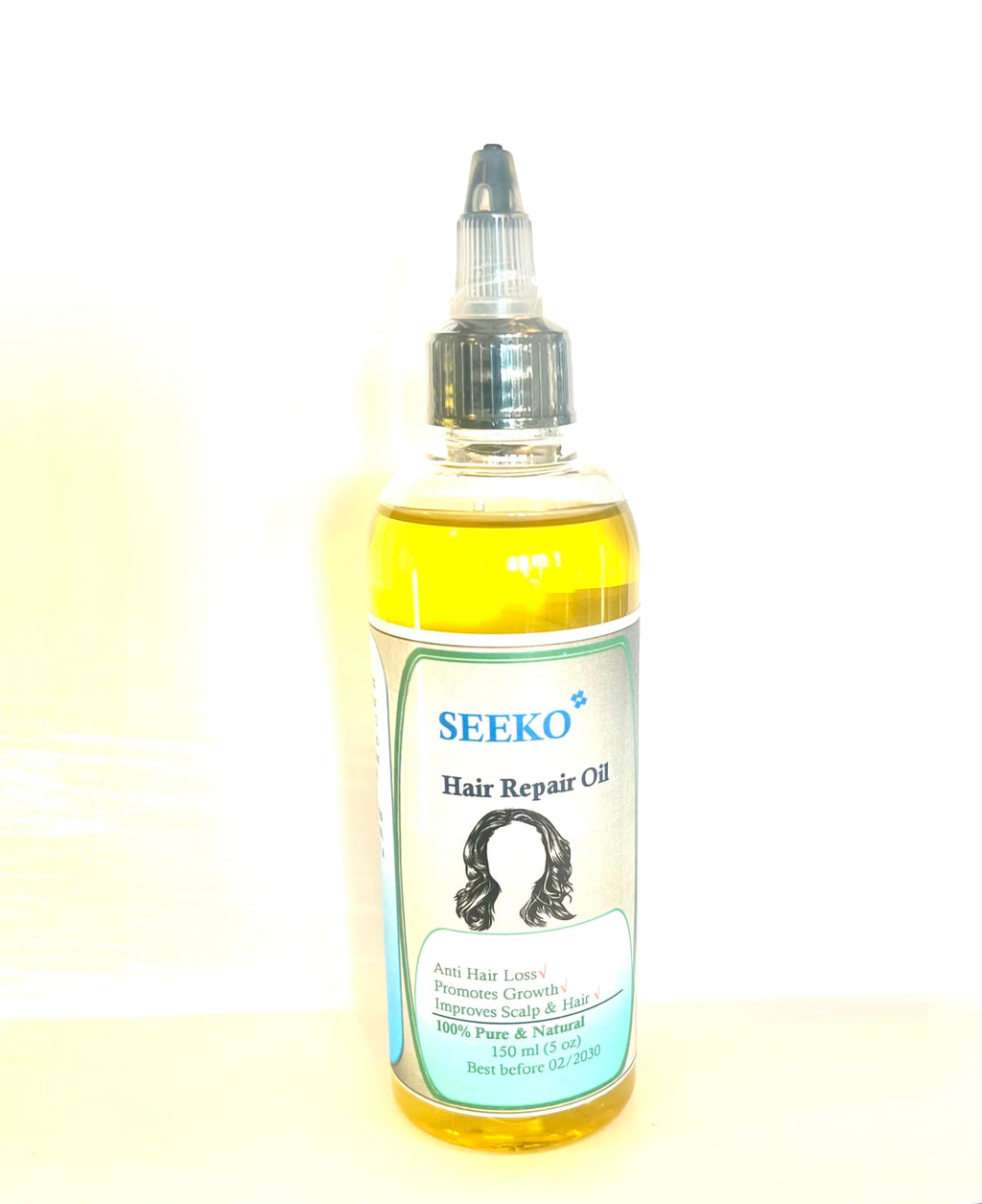 SEEKO - Hair Repair Oil for All Hair Types, Repairs and Nourishes, Natural and chemical Free, Use After Shampooing